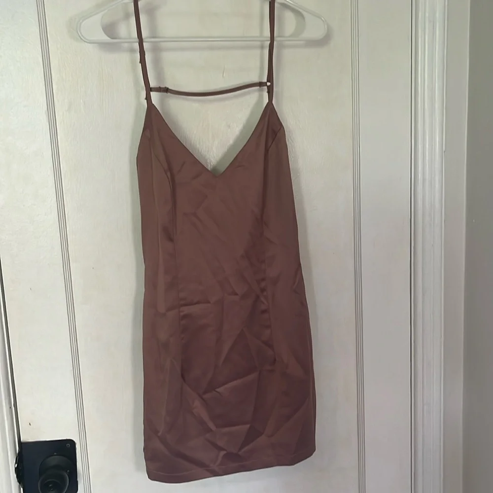 Dust pink mini dress - Picture 2 of 9